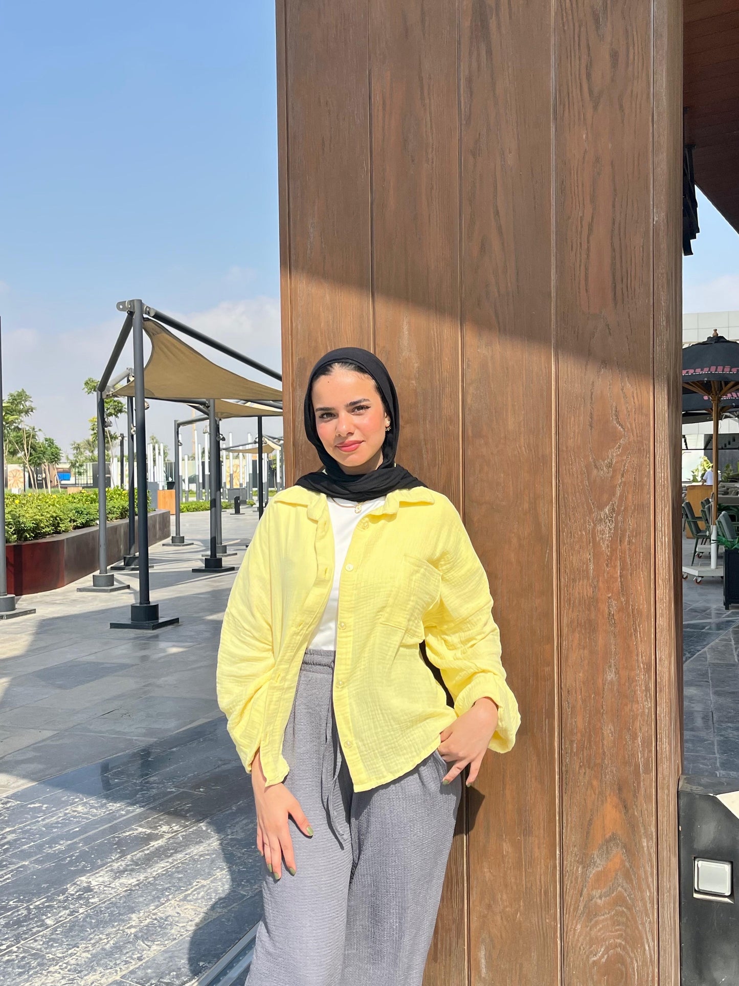 Muslin shirt - Yellow