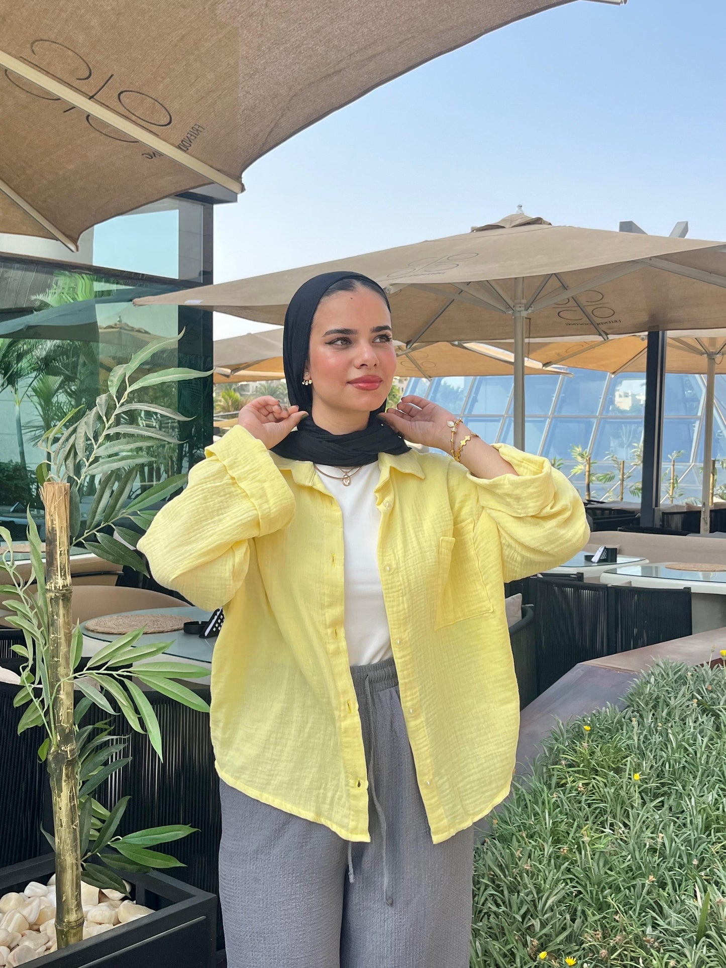 Muslin shirt - Yellow