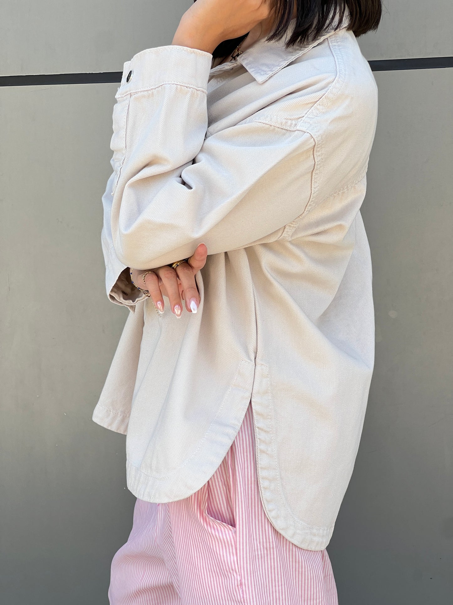Denim Beige Shirt