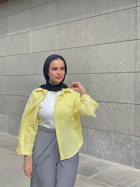 Muslin shirt - Yellow