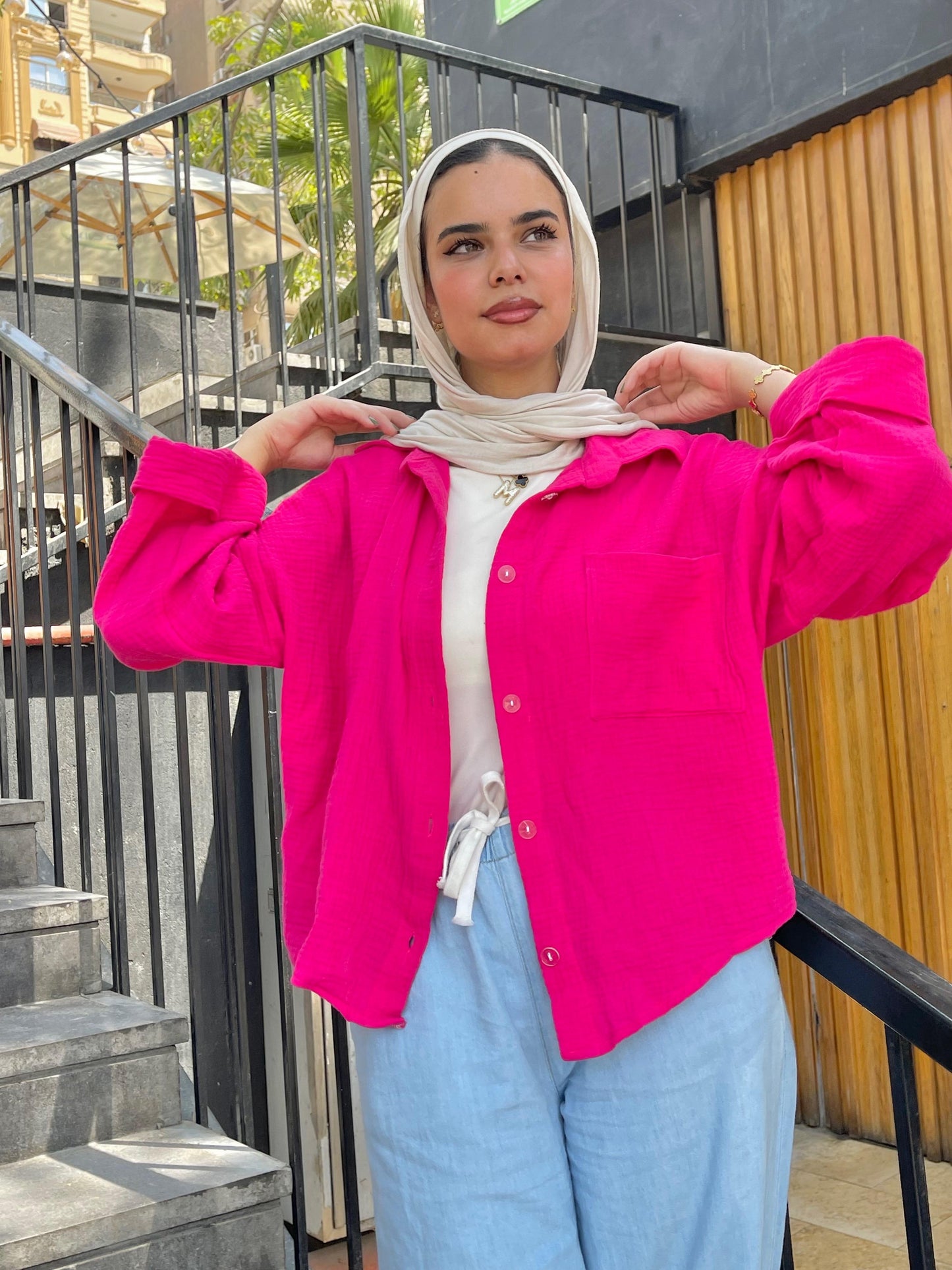 Muslin shirt - Purple
