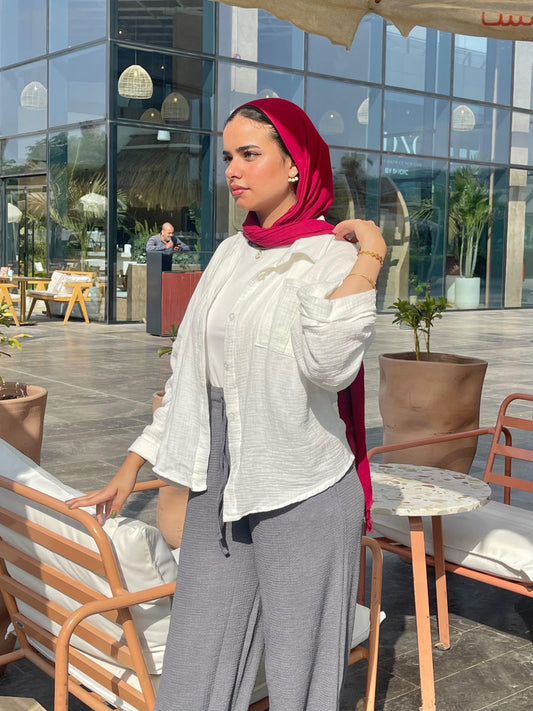 Muslin shirt - white