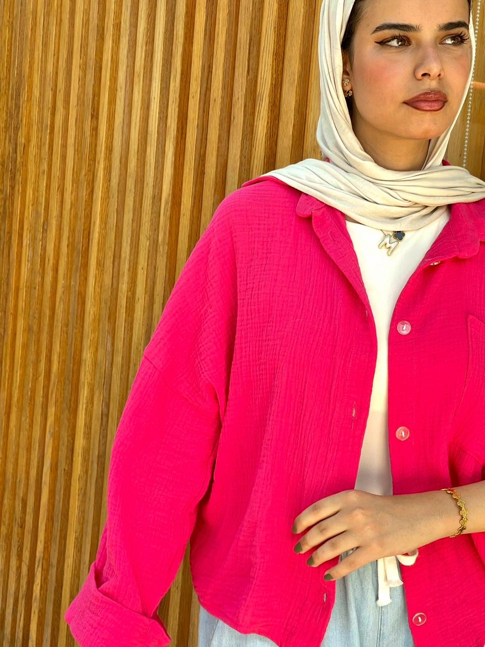 Muslin shirt - Purple