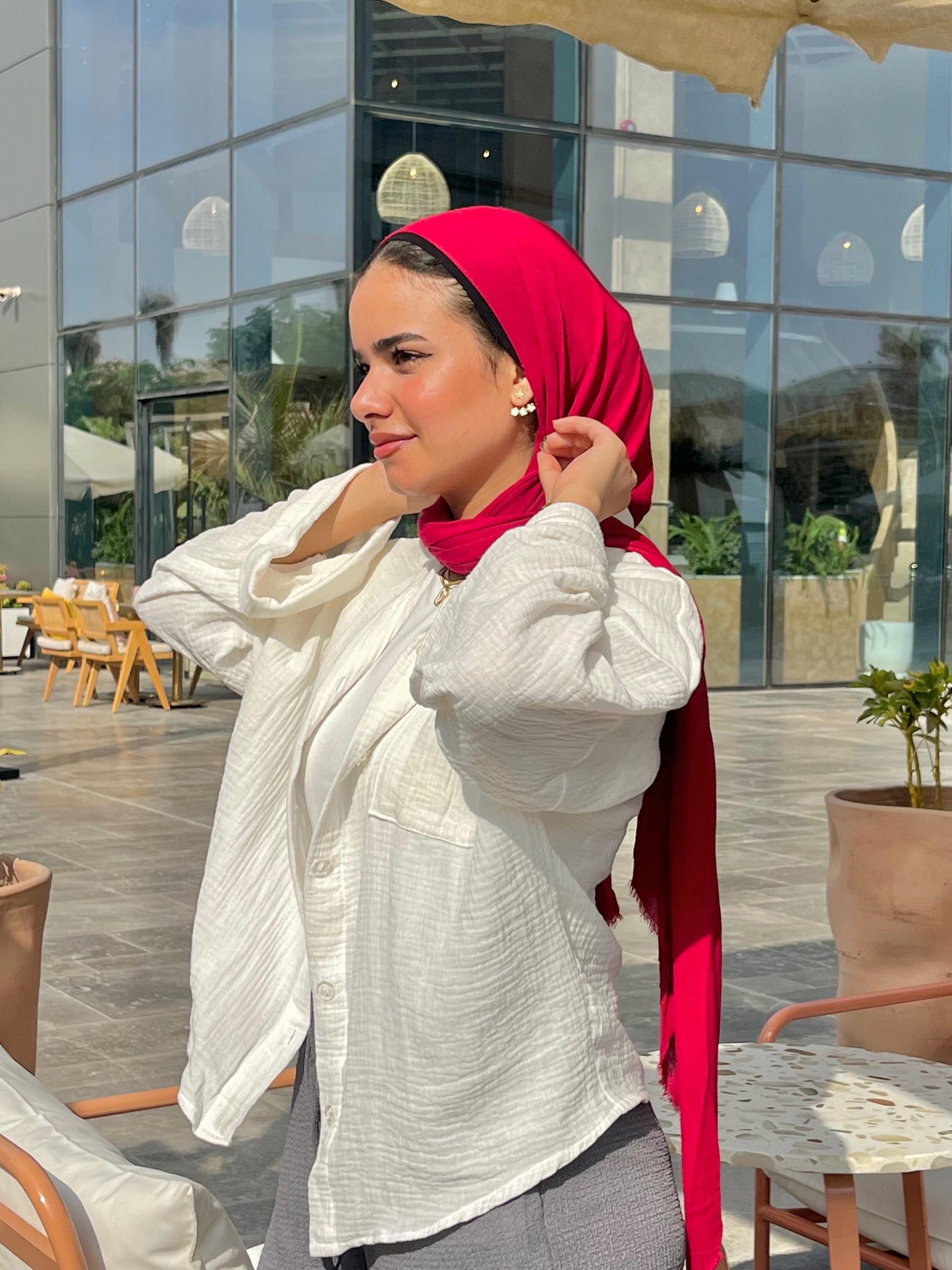 Muslin shirt - white