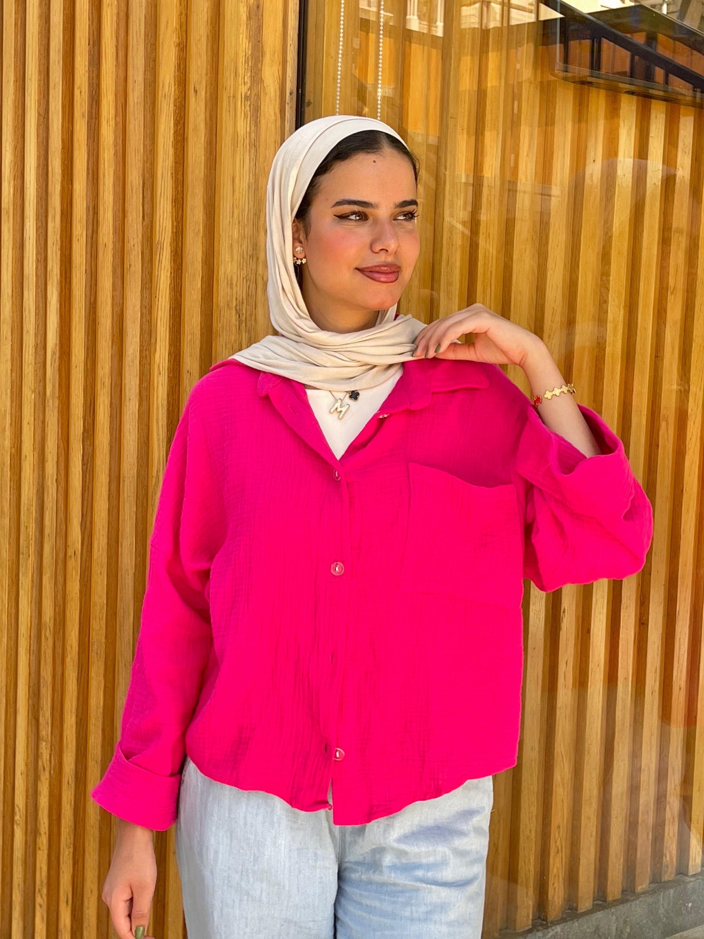Muslin shirt - Purple