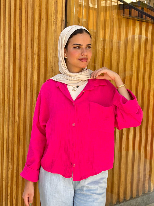 Muslin shirt - Purple