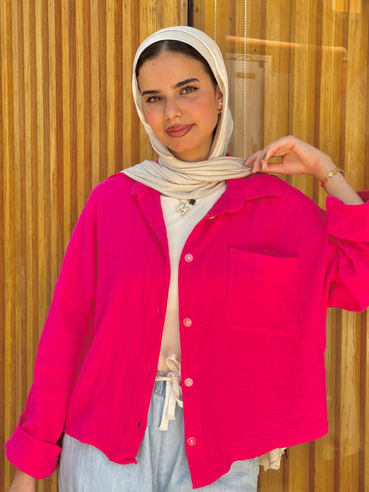 Muslin shirt - Purple