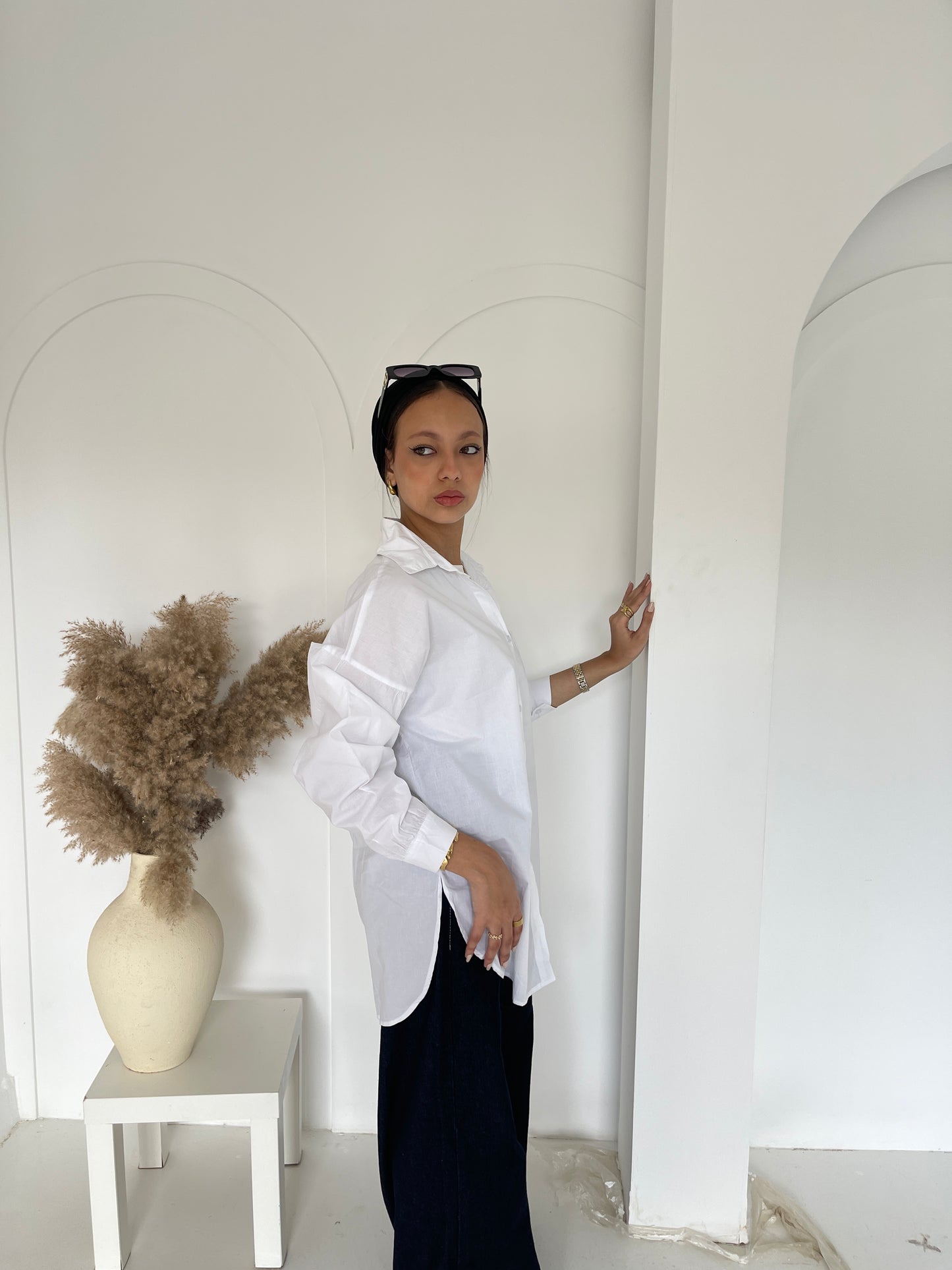 Poplin shirt _ white