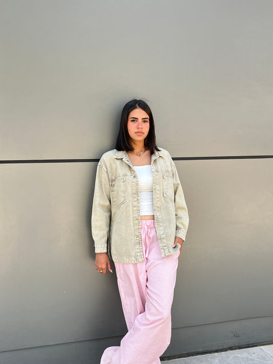 Acid wash beige