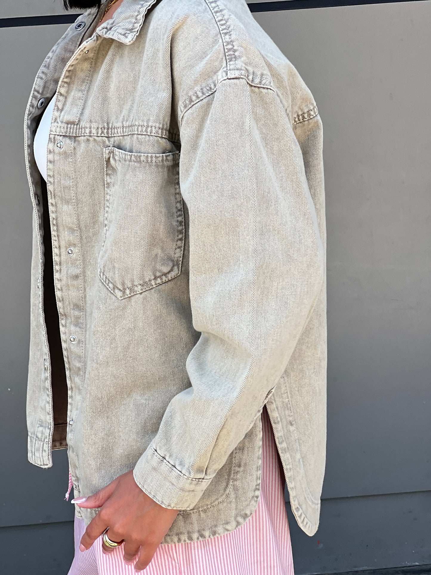 Acid wash beige