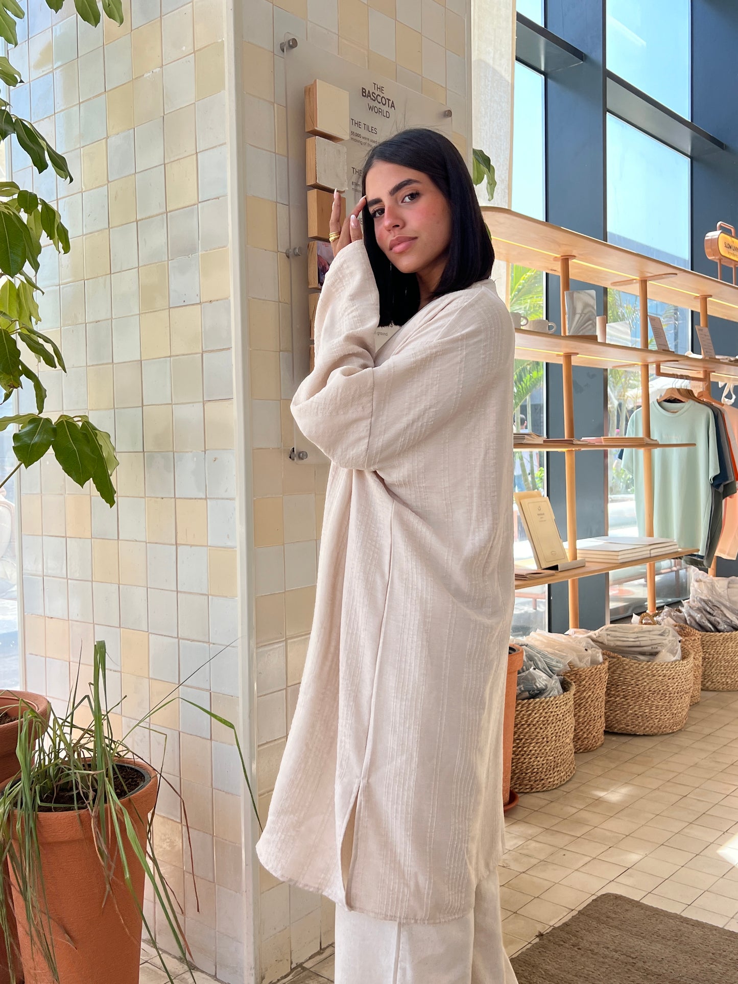 Beige Kimono