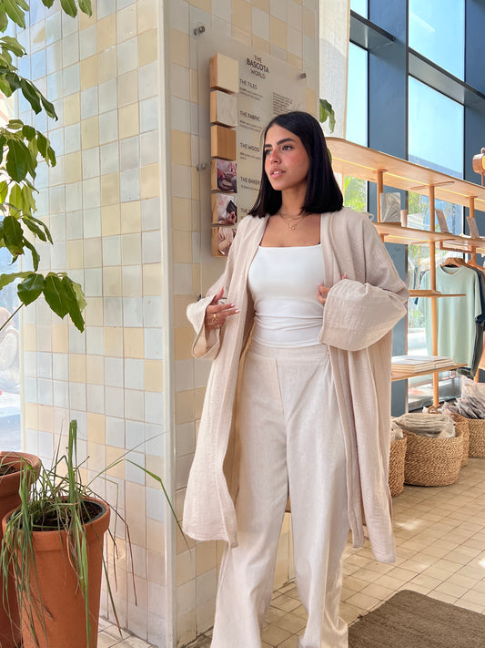 Beige Kimono