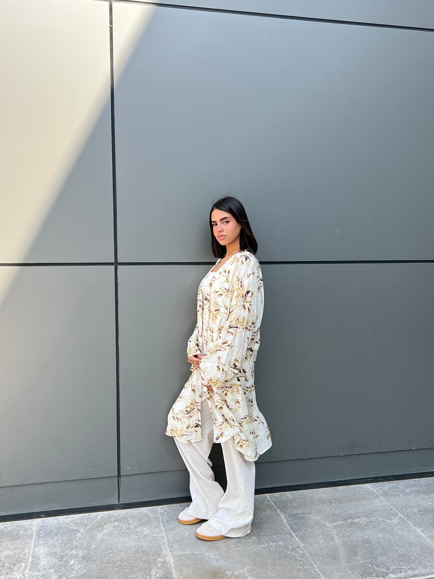 Flory beige Kimono