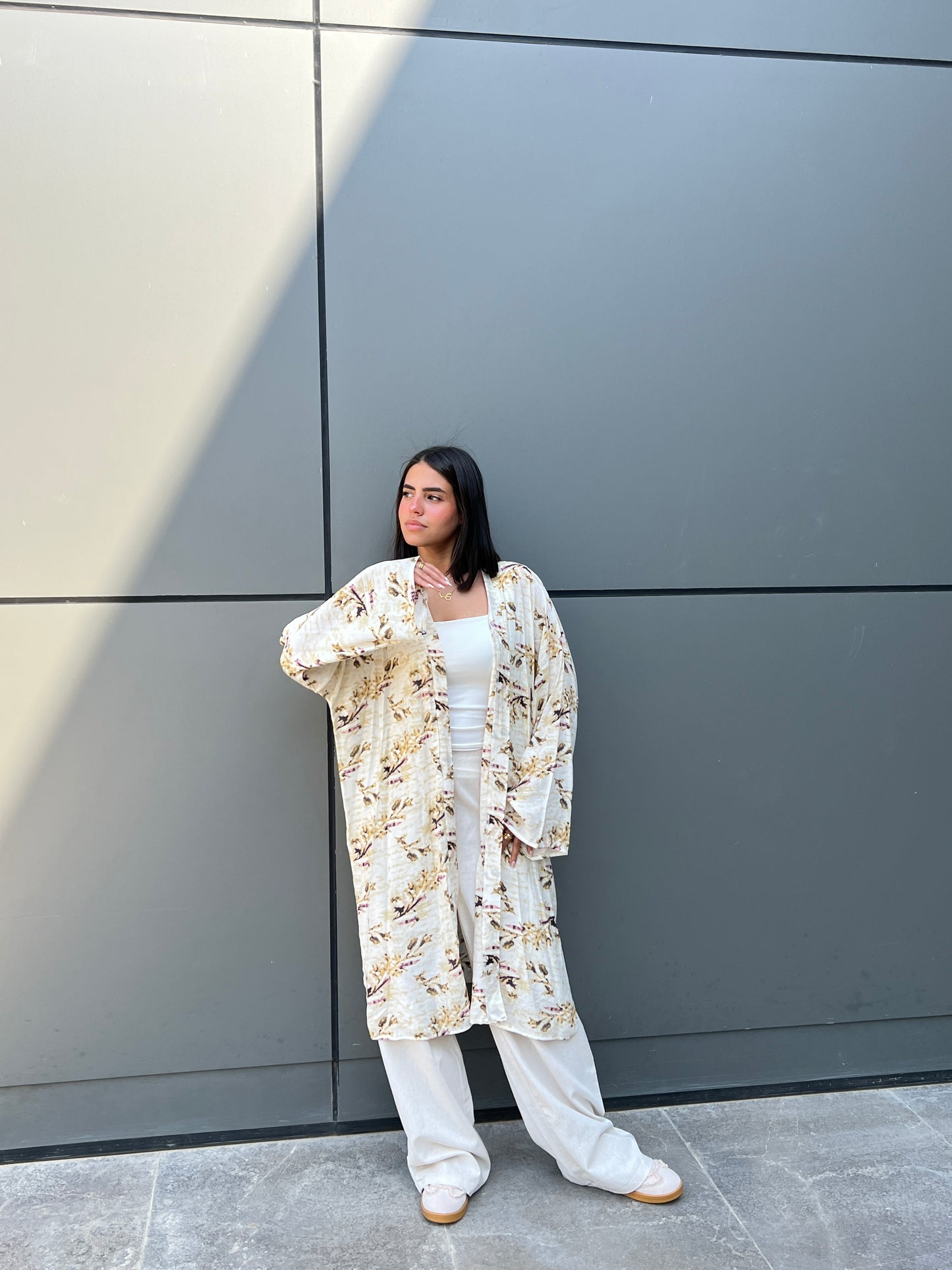 Flory beige Kimono