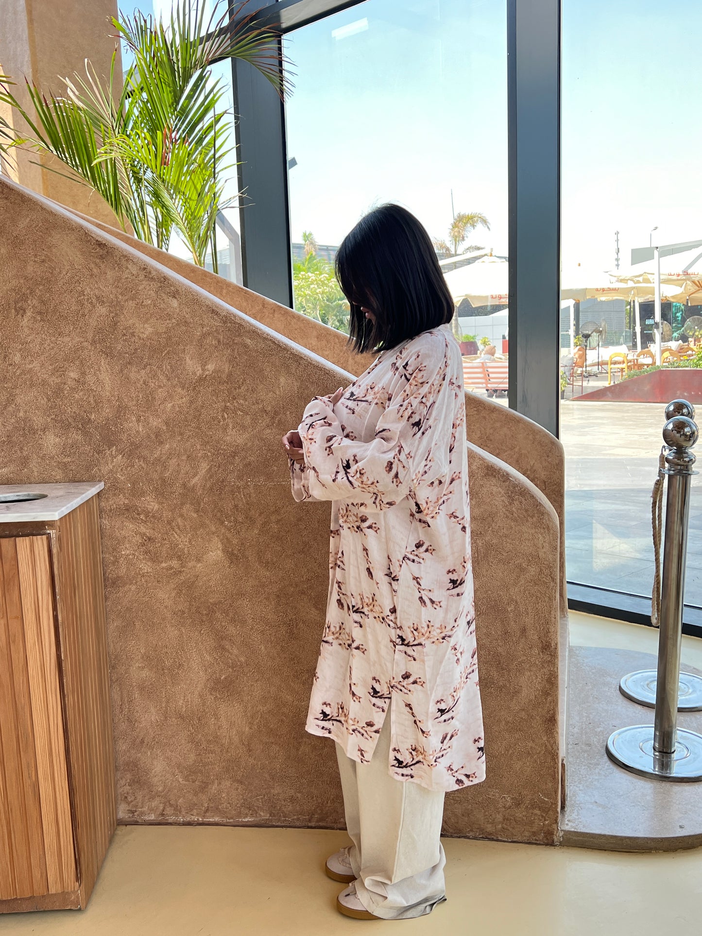 Flory cashmere kimono