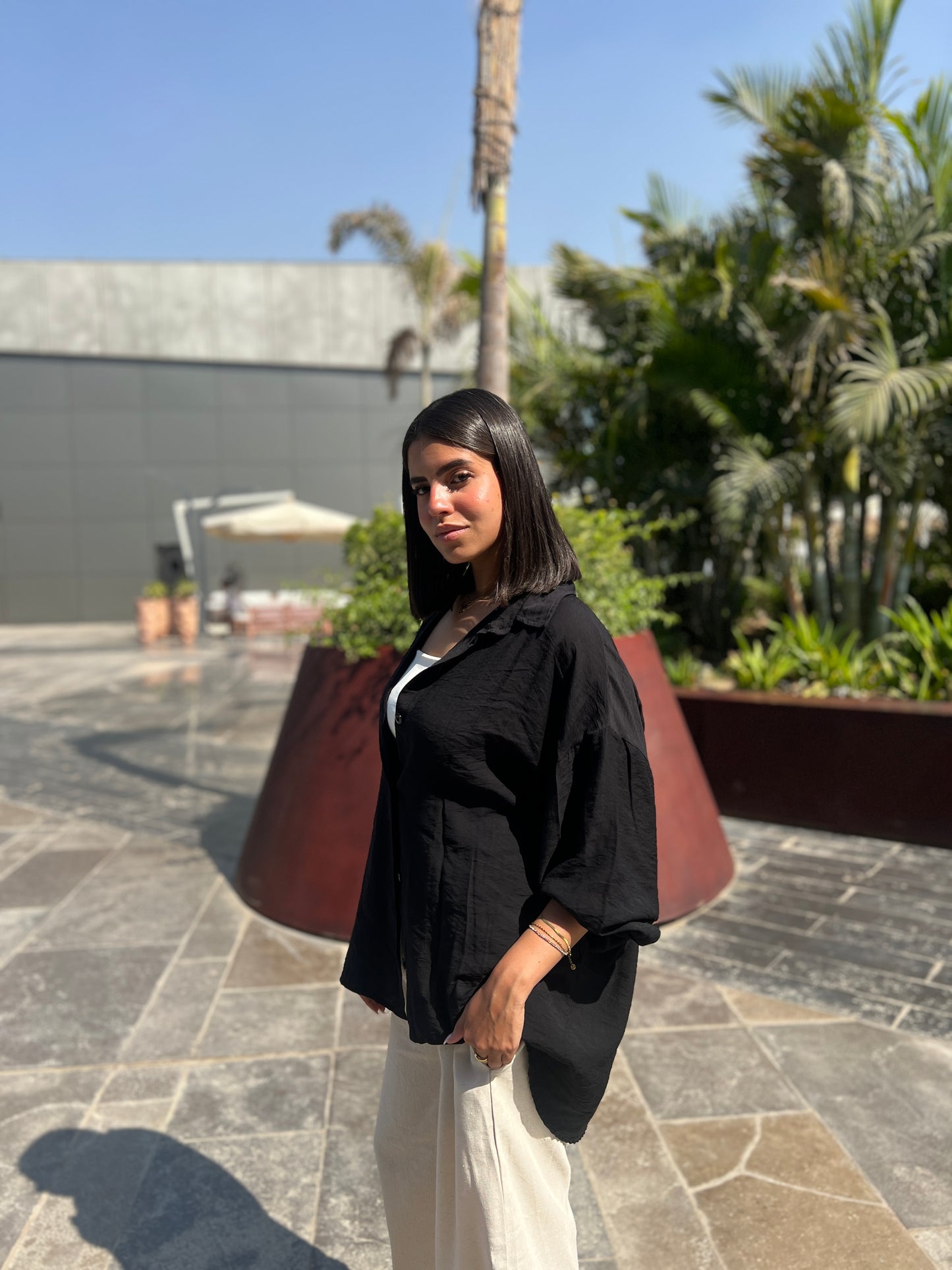 Black shirt