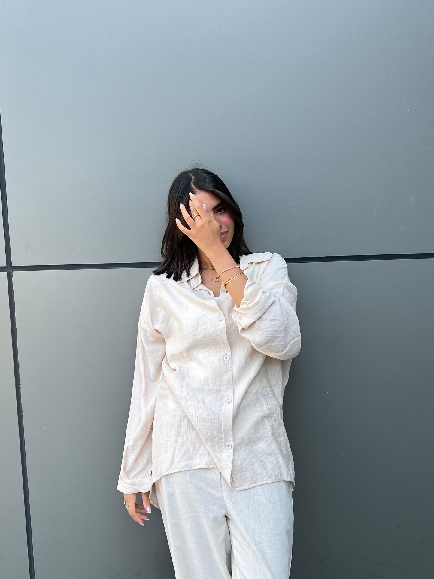 Beige Shirt