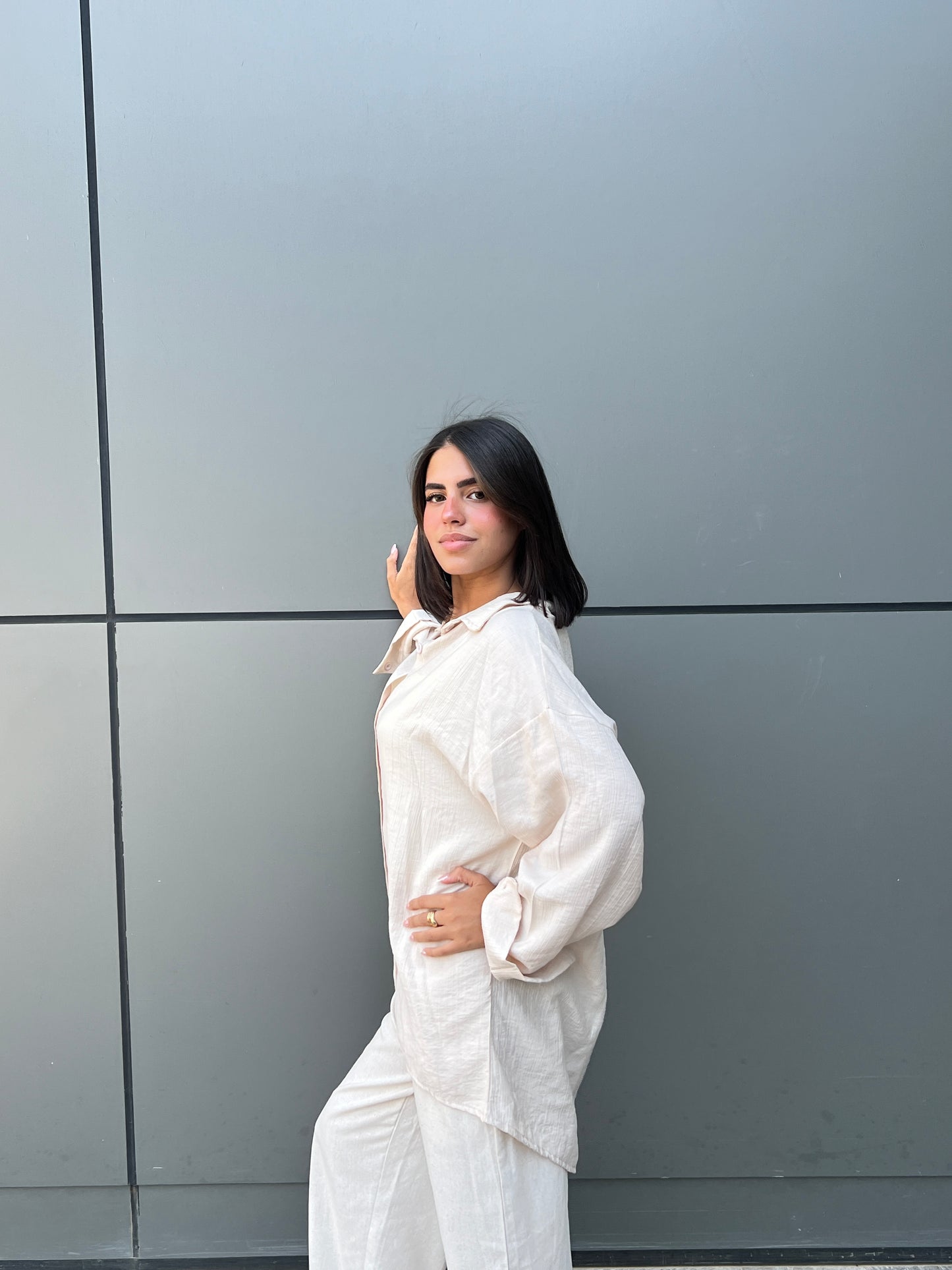 Beige Shirt