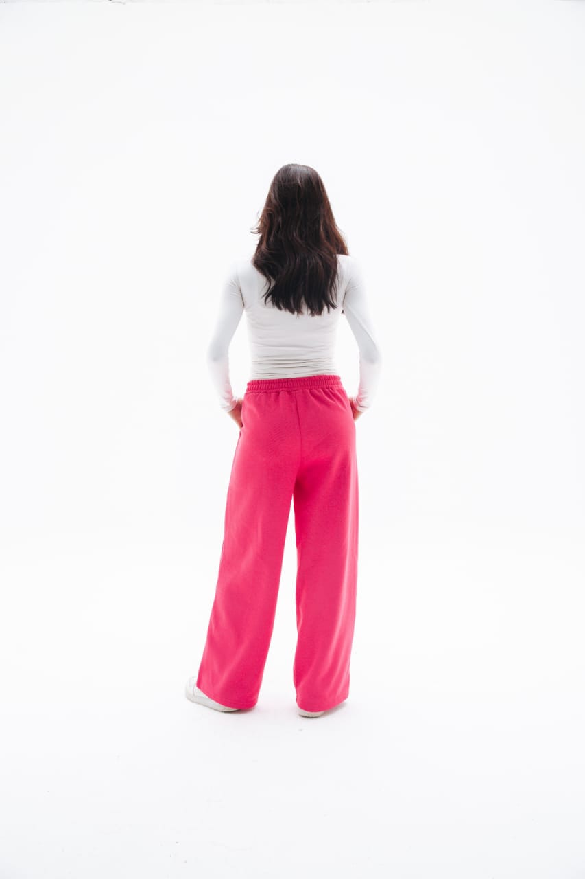 Wide-leg  _ pink