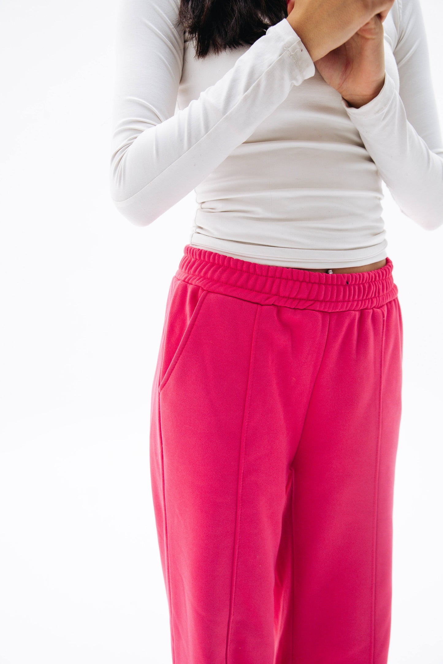 Wide-leg  _ pink