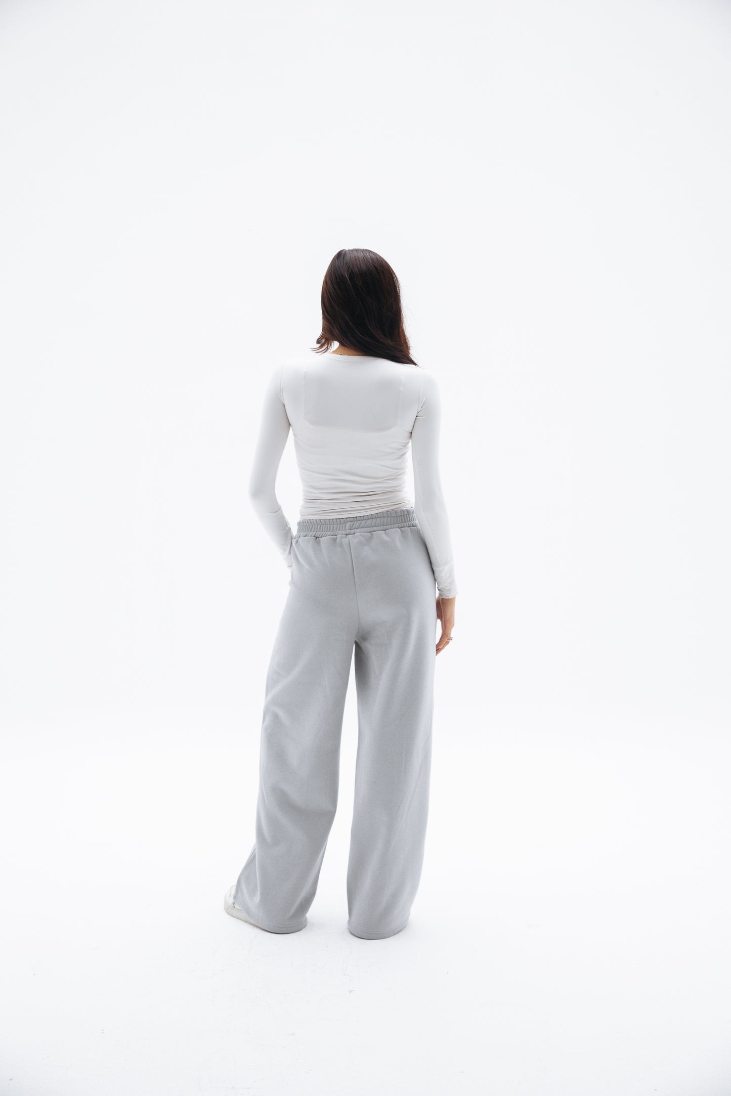 Wide-leg  _ Gray